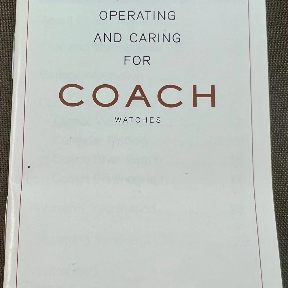Coach Silver Watch - Picture 7 of 15